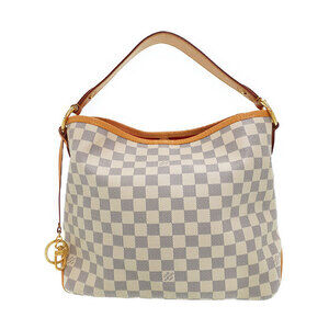 Louis Vuitton Damier Azur White Delightful Semi Shoulder Bag